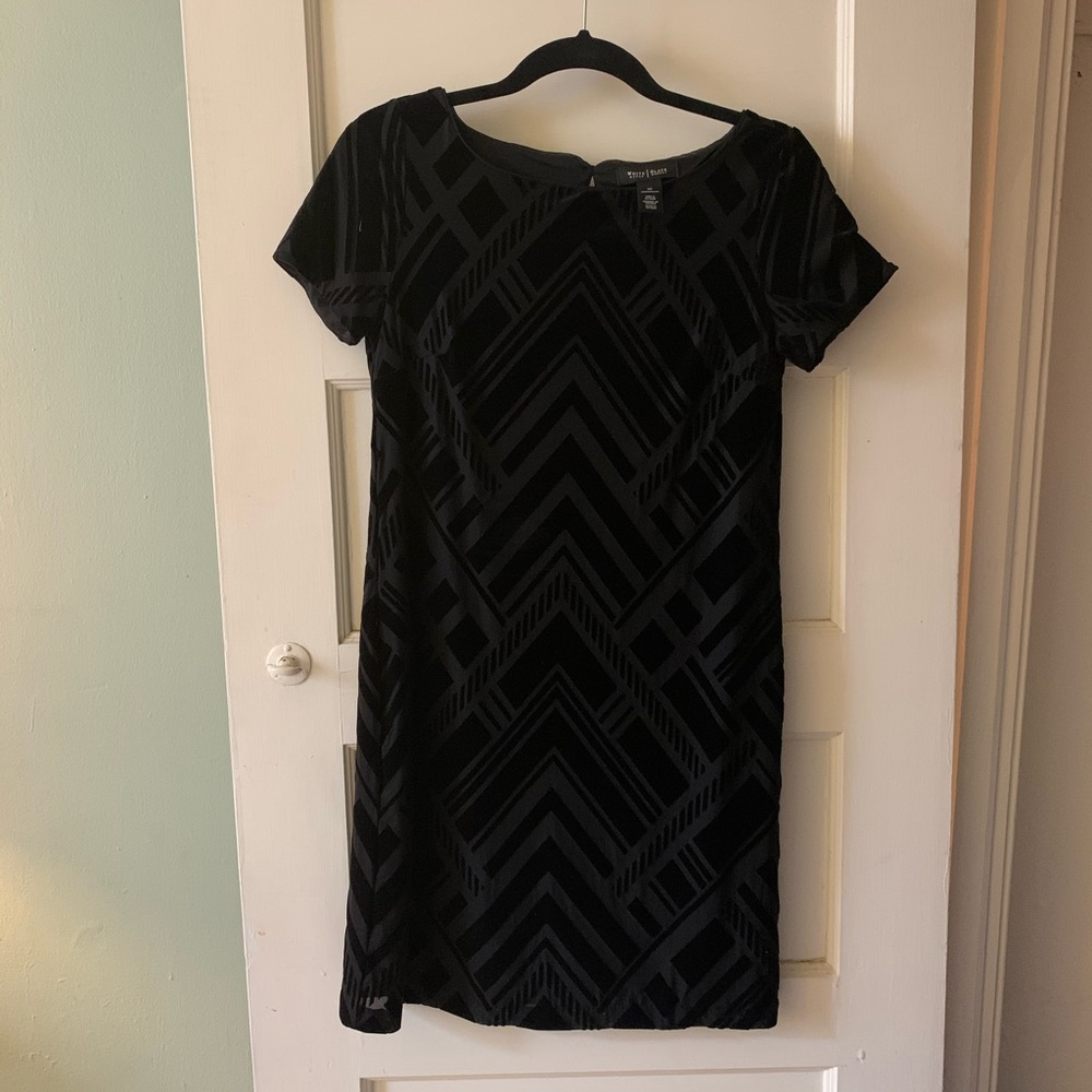 White House Black Market Black Shift Dress